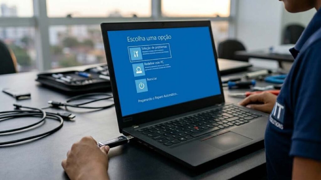 Como resetar o notebook quando o Windows não abre